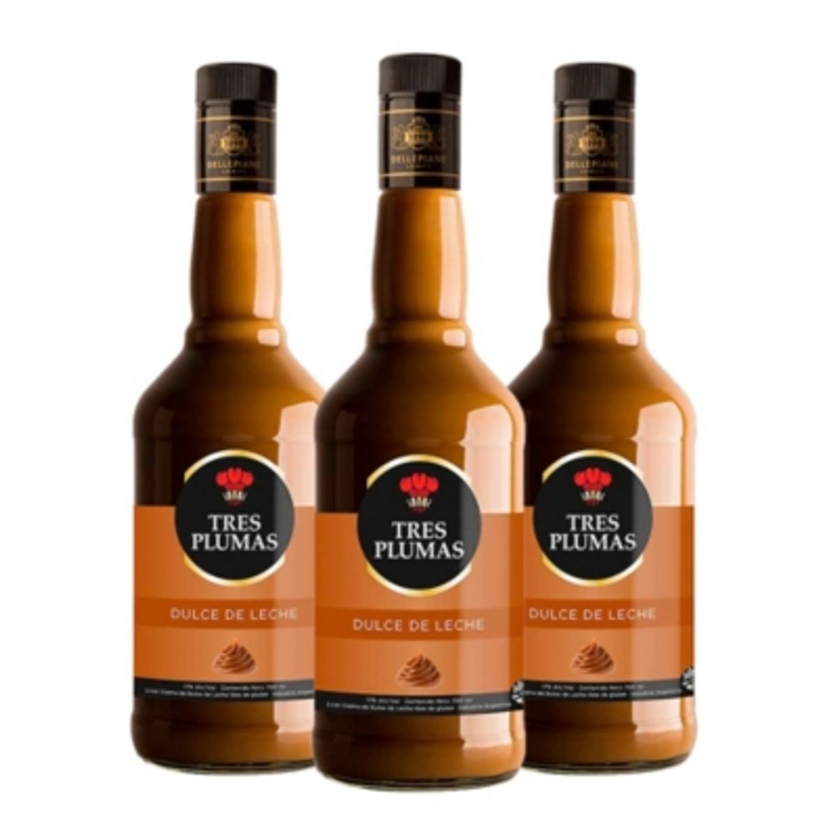 TRES PLUMAS - PACK X 3 CREMAS DULCE DE LECHE TRES PLUMAS 700 CC Sin gluten