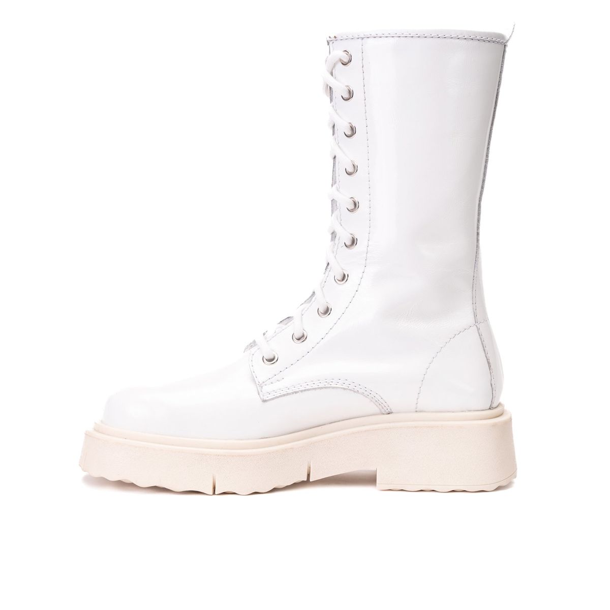 LANDAZURI - Bota Cuero Blade Blanca Landazuri