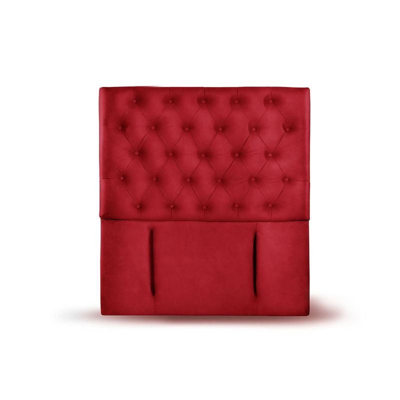 LATAM HOME - RESPALDO FLORENCIA CUERO ROJO 1 PZA