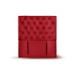 LATAM HOME - RESPALDO FLORENCIA CUERO ROJO 1 PZA