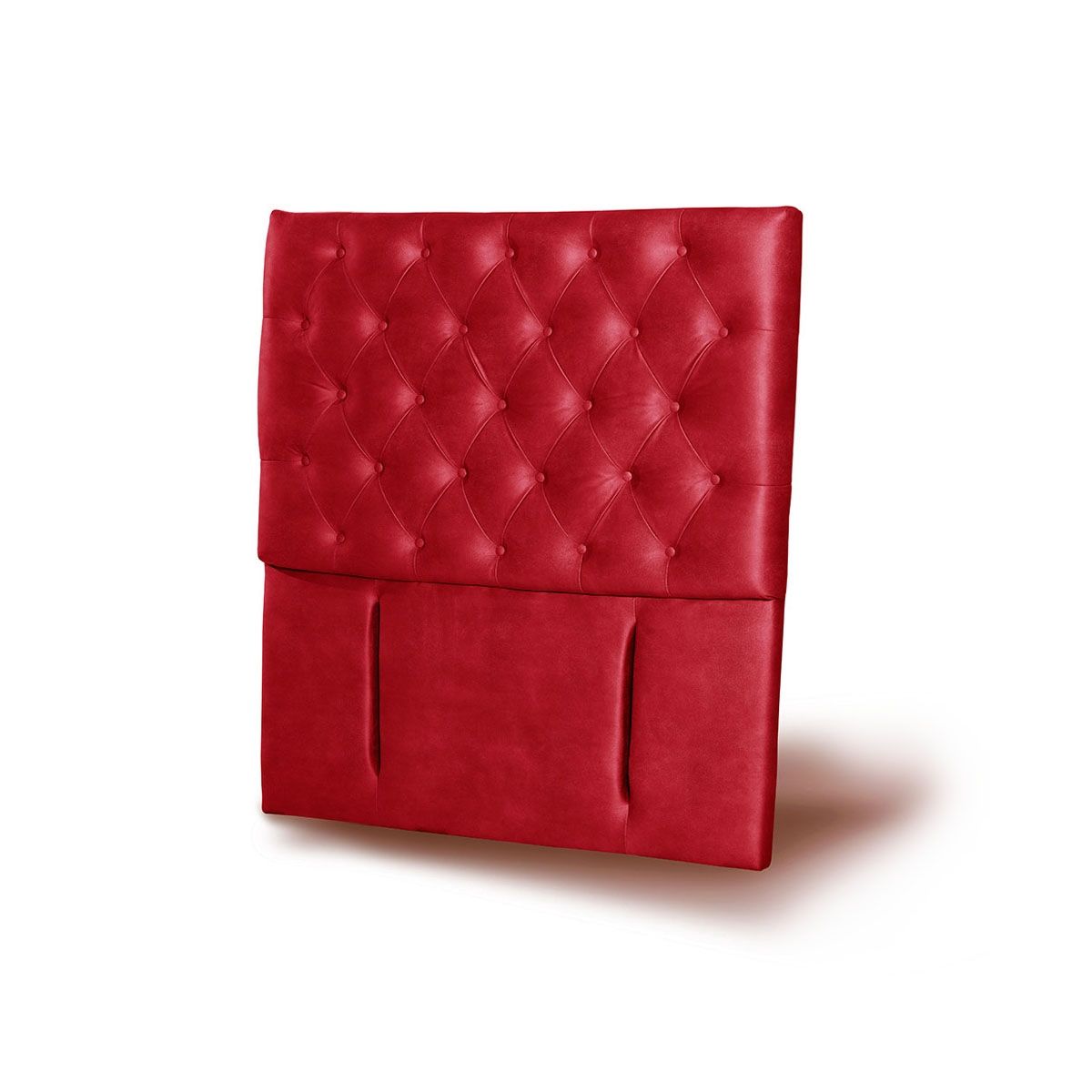 LATAM HOME - RESPALDO FLORENCIA CUERO ROJO 1 PZA