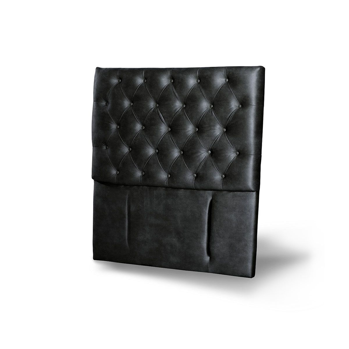 LATAM HOME - RESPALDO FLORENCIA CUERO NEGRO 1 PZA