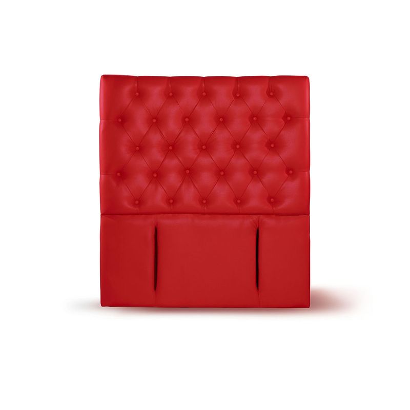 LATAM HOME - RESPALDO FLORENCIA PU ROJO 1 PZA