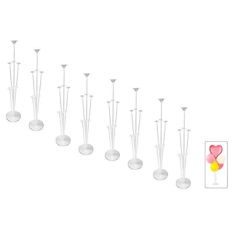 GENERICO - X8 Soporte De Globos Varillas Para Globos Varilla De Globos