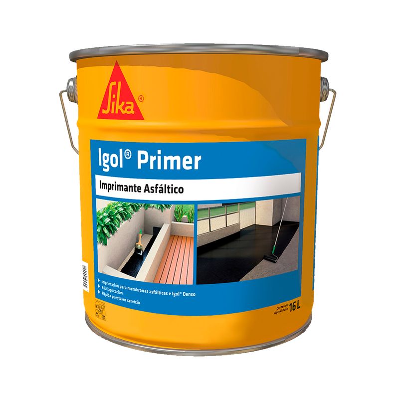 SIKA - IGOL PRIMER - Imprimante Asfáltico, Tineta 16lts