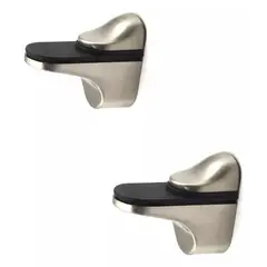 GENERICO - Soporte Repisa Vidrio De 3 A 20mm bronce 2 Unidades