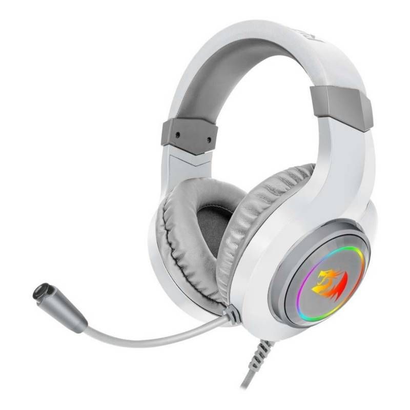 REDRAGON - Audífonos Gamer Redragon Hylas H260 RGB Over-Ear Jack 35mm White