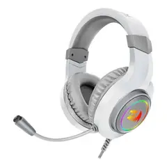 REDRAGON - Audífonos Gamer Hylas H260 RGB Over-Ear Jack 35mm White