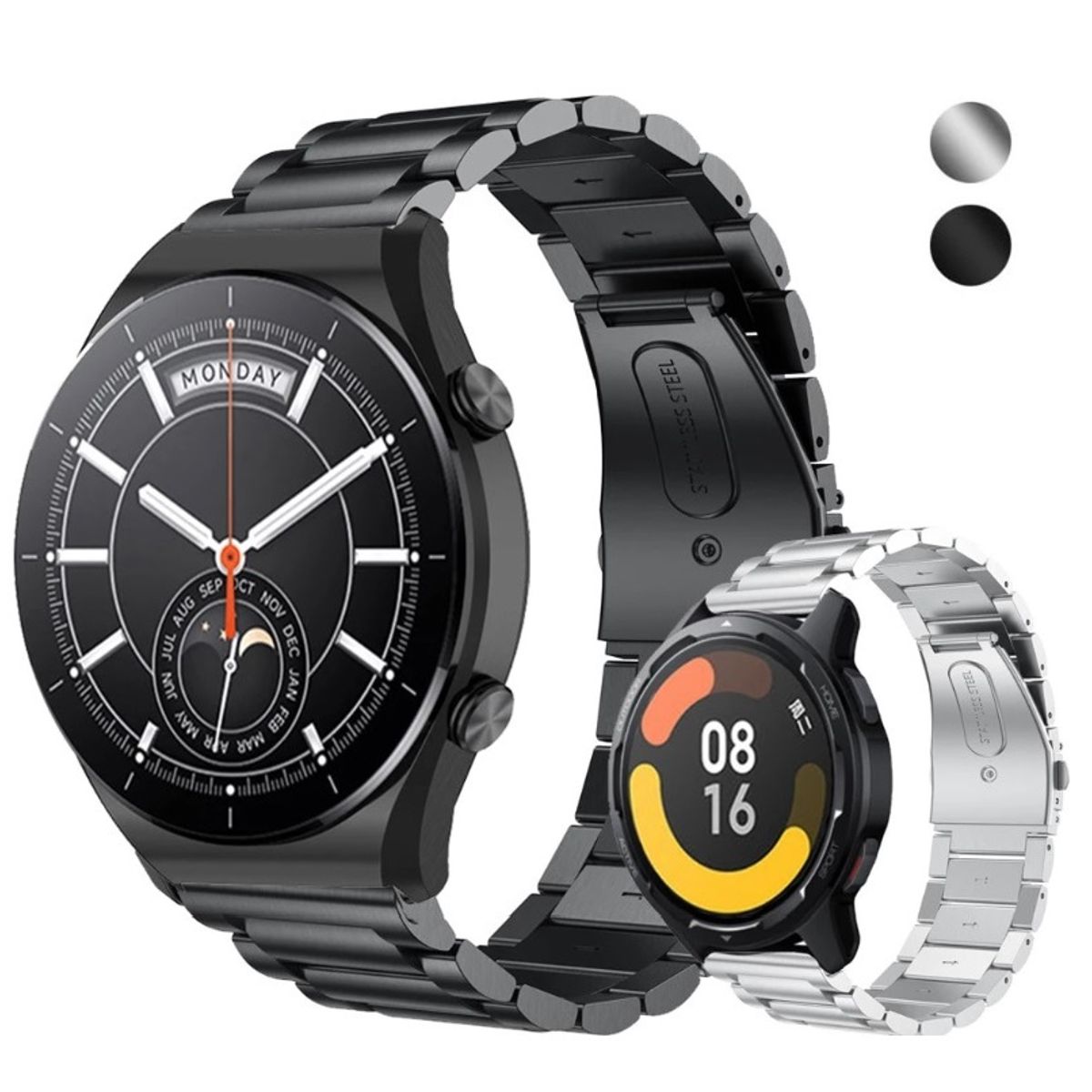 GENERICO - Correa Acero Para Xiaomi S1 Gl  S1 Active  Ajustador