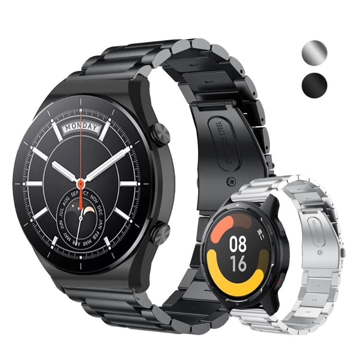 GENERICO - Correa Acero Para Xiaomi S1 Gl  S1 Active  Ajustador