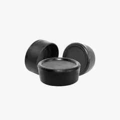 MOHICAN - REGATÓN 2'' REDONDO EXTERIOR NEGRO PACK 4 UNI