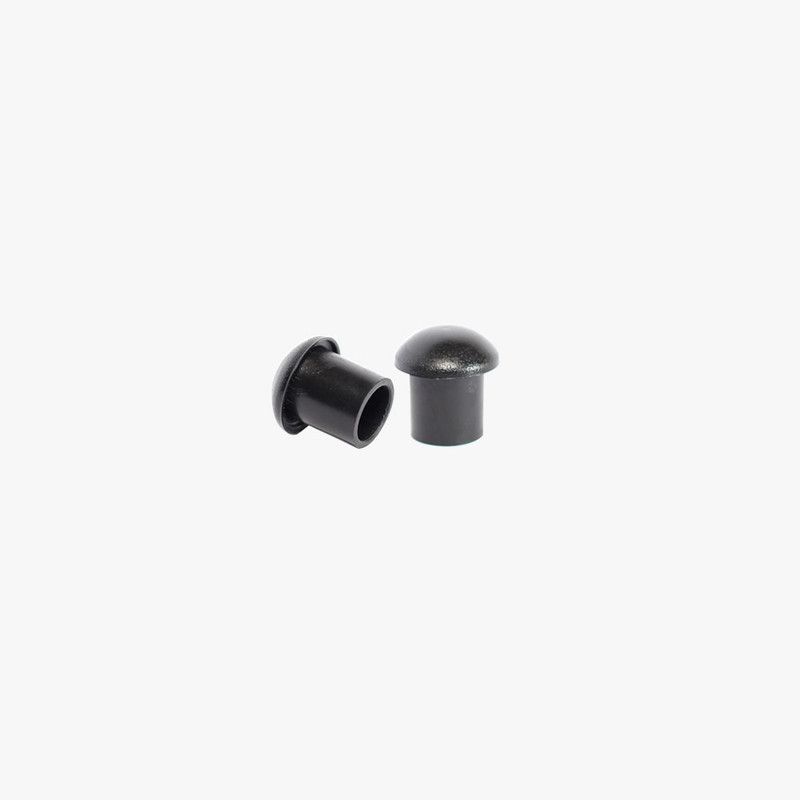 MOHICAN - REGATÓN 1/2'' REDONDO INTERIOR NEGRO PACK 4 UNI