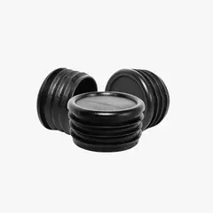 MOHICAN - REGATÓN 2'' REDONDO INTERIOR NEGRO PACK 4 UNI