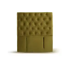 LATAM HOME - RESPALDO FLORENCIA TELA VERDE 1 1/2 PZA