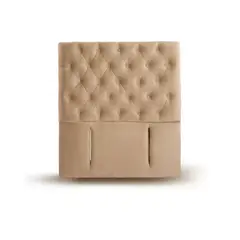 LATAM HOME - RESPALDO FLORENCIA TELA BEIGE 1 1/2 PZA