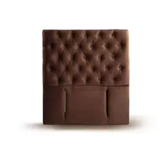 LATAM HOME - RESPALDO FLORENCIA TELA CHOCOLATE 1 1/2 PZA