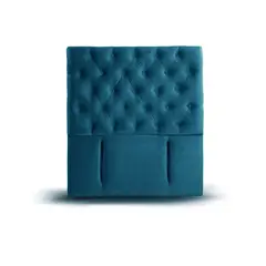 LATAM HOME - Respaldo Florencia Azul Capitoné 1.5 Plazas