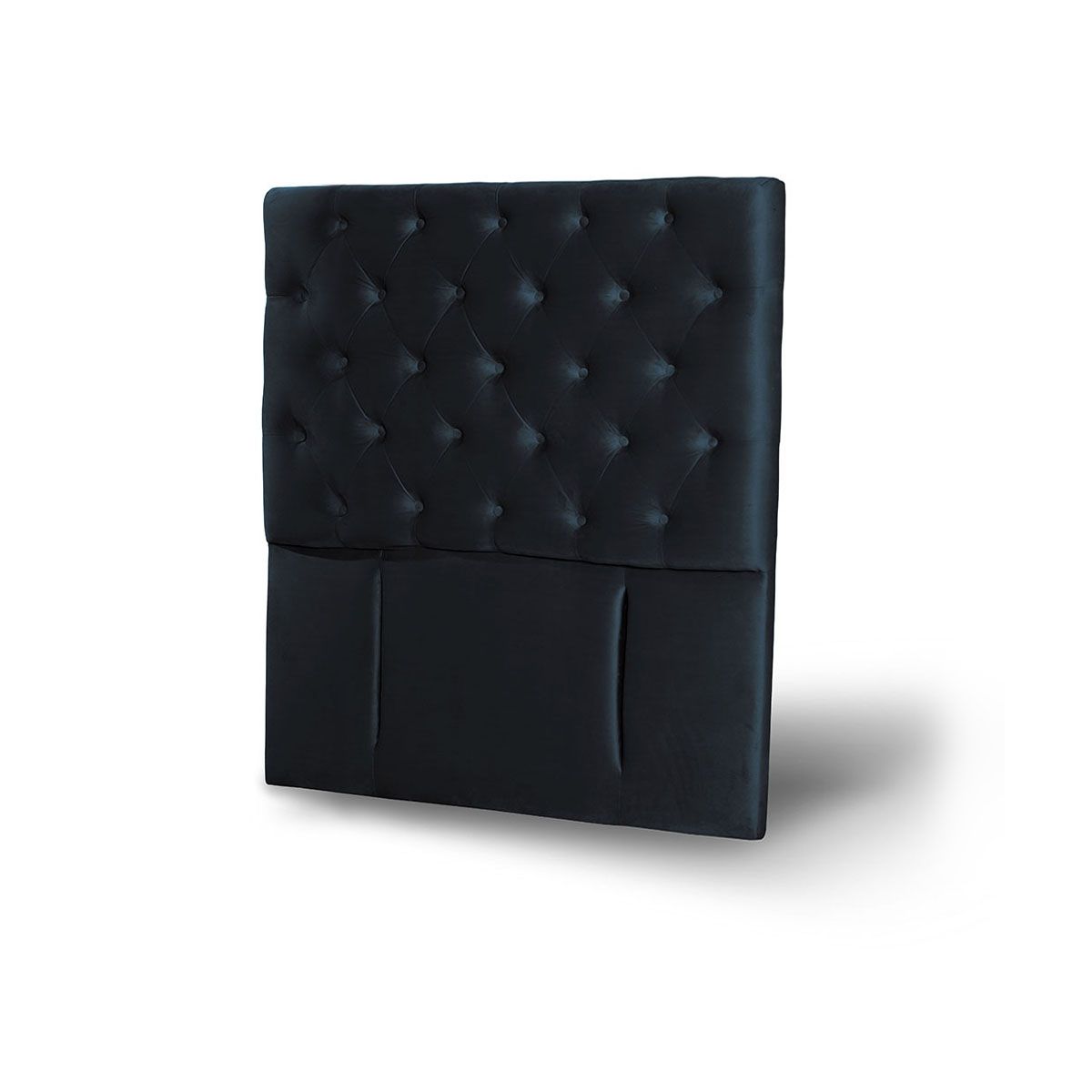 LATAM HOME - RESPALDO FLORENCIA TELA NEGRO 1 1/2 PZA