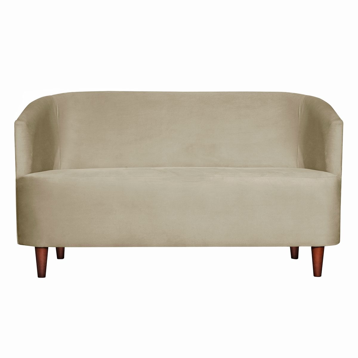 MASEL - SOFA 2C  OSLO FELPA BEIGE 160X80X70