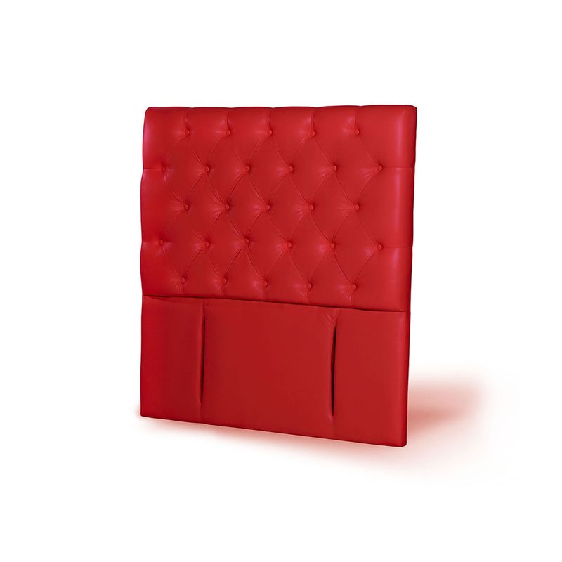 LATAM HOME - RESPALDO FLORENCIA PU ROJO 1 1/2 PZA
