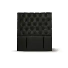 LATAM HOME - RESPALDO FLORENCIA PU NEGRO 1 1/2 PZA