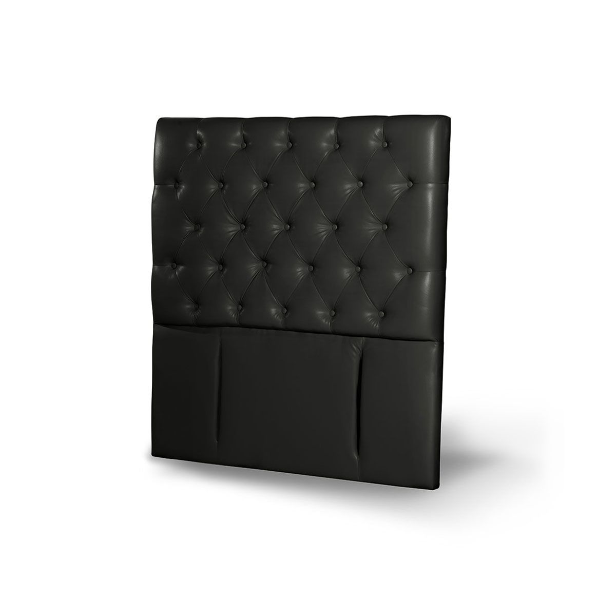 LATAM HOME - RESPALDO FLORENCIA PU NEGRO 1 1/2 PZA