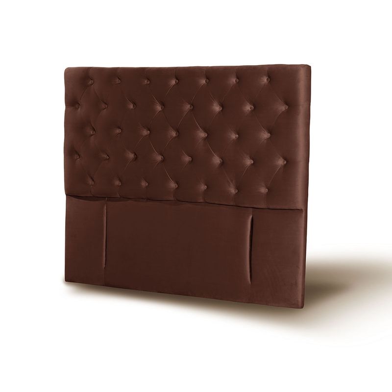 LATAM HOME - RESPALDO FLORENCIA TELA CHOCOLATE 2 PZA