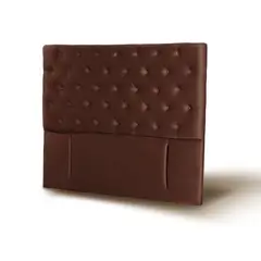 LATAM HOME - RESPALDO FLORENCIA TELA CHOCOLATE 2 PZA