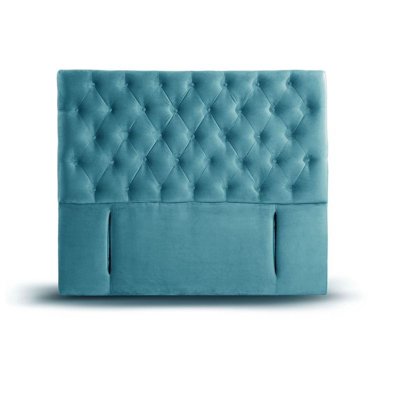 LATAM HOME - RESPALDO FLORENCIA TELA TURQUESA 2 PZA