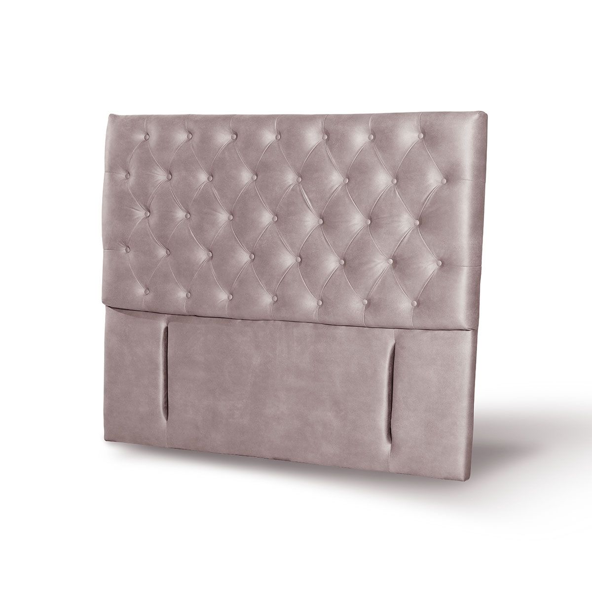 LATAM HOME - RESPALDO FLORENCIA CUERO GRIS 2 PZA