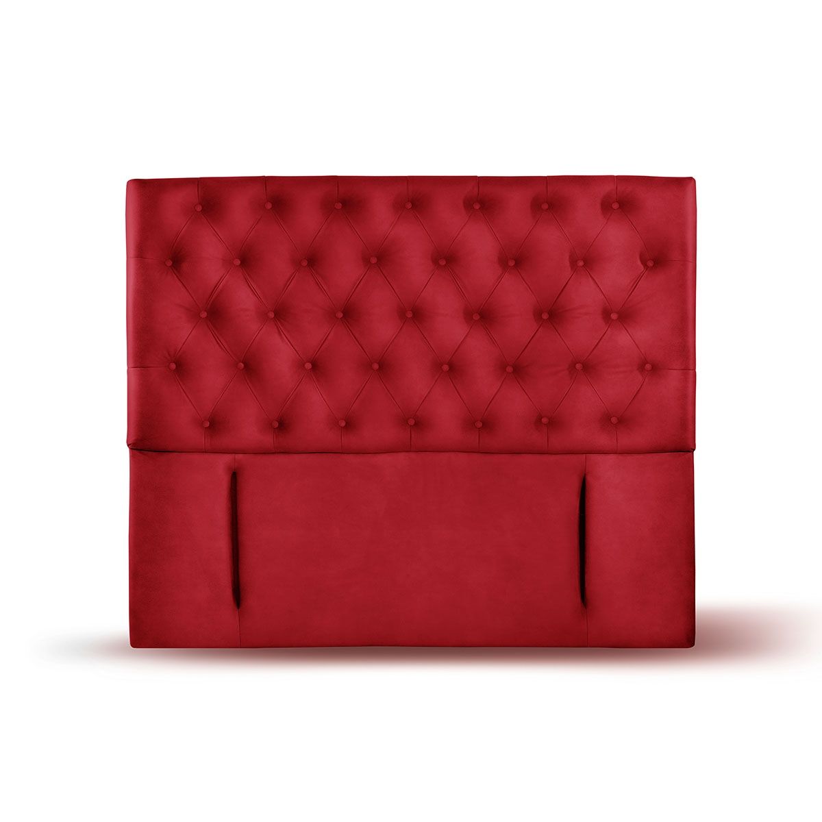 LATAM HOME - RESPALDO FLORENCIA CUERO ROJO 2 PZA