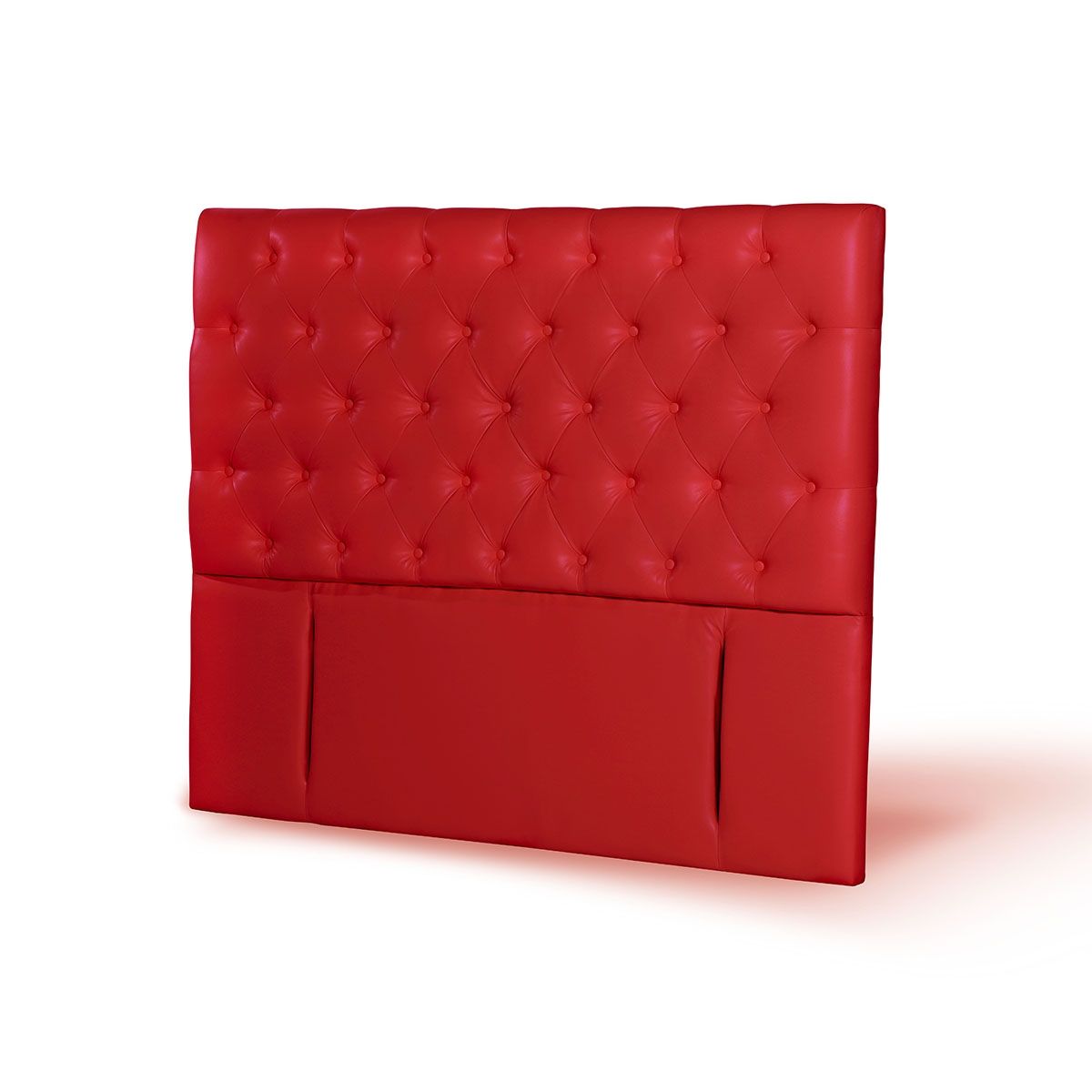 LATAM HOME - RESPALDO FLORENCIA PU ROJO 2 PZA