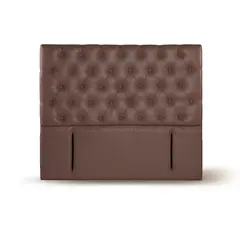 LATAM HOME - RESPALDO FLORENCIA PU CHOCOLATE 2 PZA