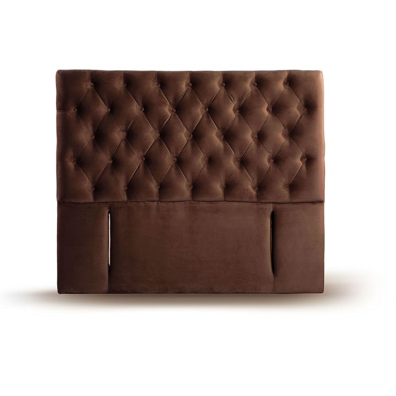 LATAM HOME - RESPALDO FLORENCIA TELA CHOCOLATE KING