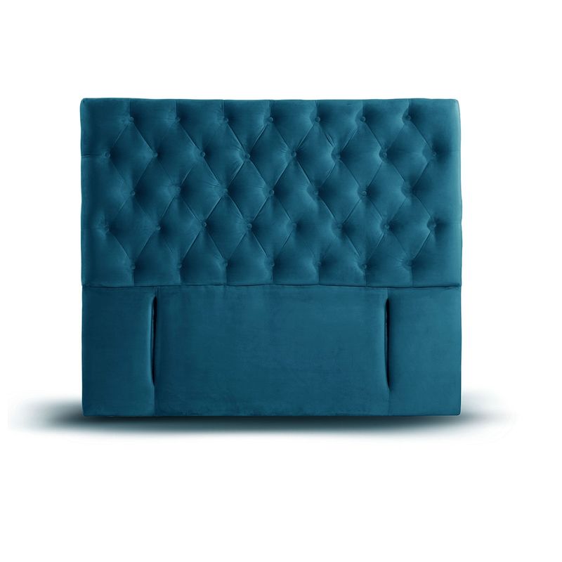 LATAM HOME - RESPALDO FLORENCIA TELA AZUL KING