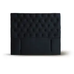 LATAM HOME - RESPALDO FLORENCIA TELA NEGRO KING