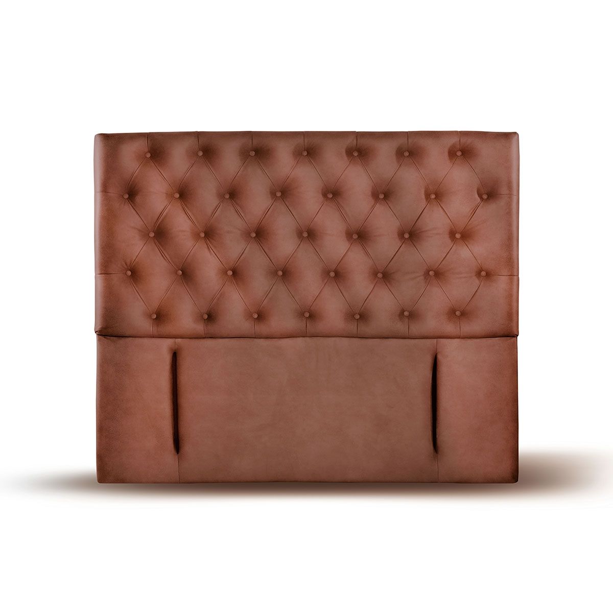 LATAM HOME - Respaldo Latam Home Florencia King Cuero Café Claro Capitoné