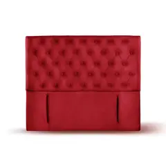 LATAM HOME - RESPALDO FLORENCIA CUERO ROJO KING