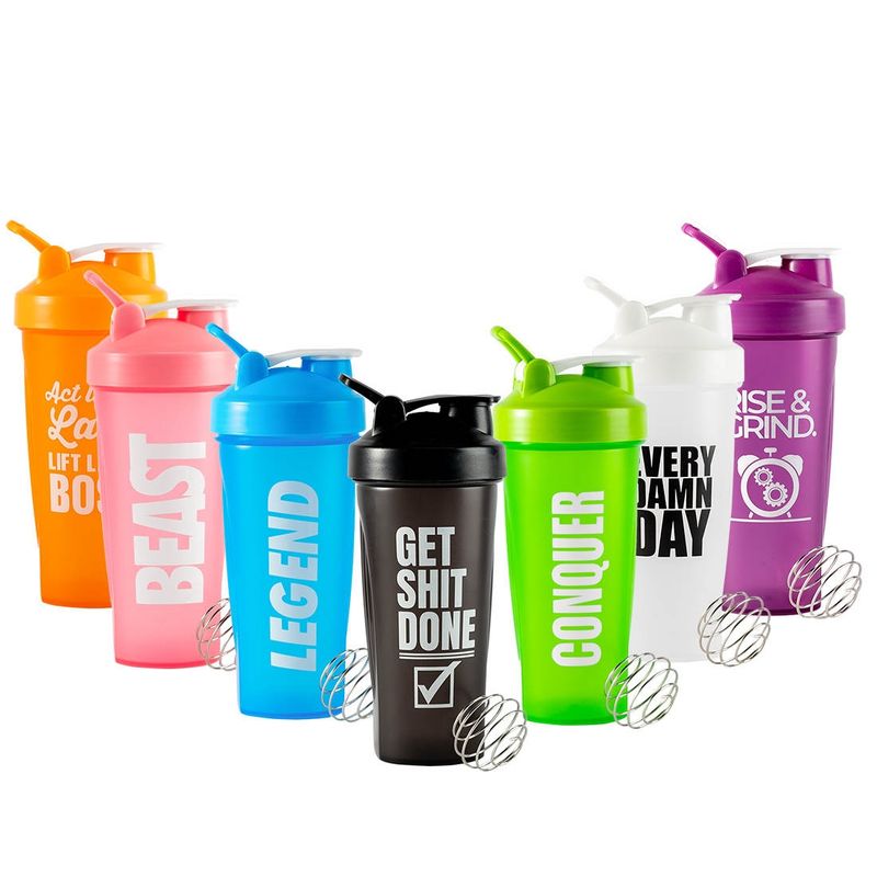 GENERICO - Shaker Pro - Botella Mezclador Proteina 600ml Gym