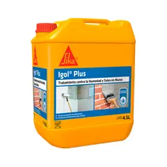 SIKA - IGOL PLUS - Tratamiento para la Humedad y Sales en Muros Bidon 45lts