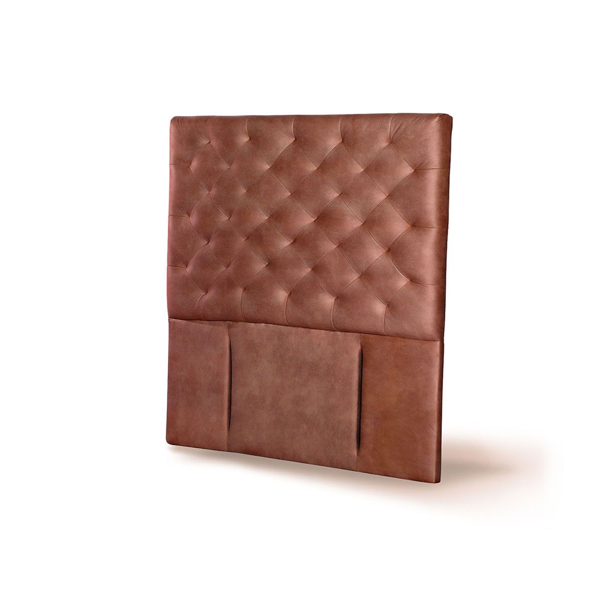 LATAM HOME - RESPALDO BRESCIA CUERO CAFÉ CLARO 1 PZA