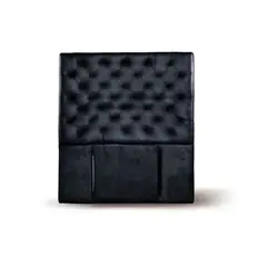 LATAM HOME - RESPALDO BRESCIA CUERO NEGRO 1 PZA
