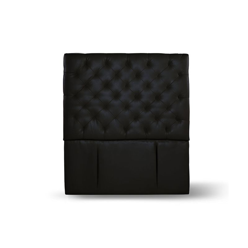 LATAM HOME - RESPALDO BRESCIA PU NEGRO 1 PZA