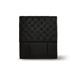 LATAM HOME - RESPALDO BRESCIA PU NEGRO 1 PZA
