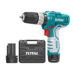 TOTAL TOOLS - Taladro Atornillador Inalambrico 2 Baterias 12v