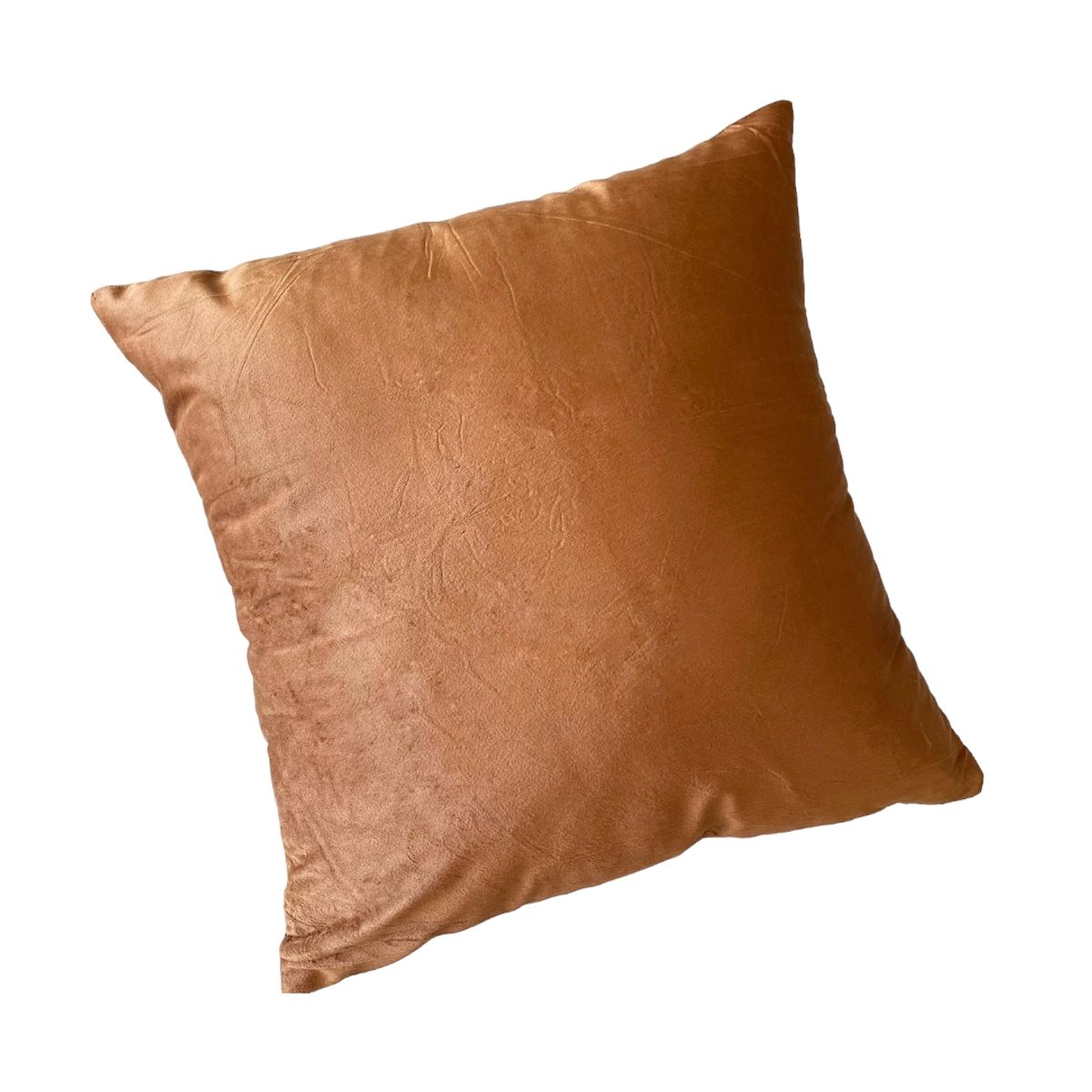 MANDIRHOME - Funda de Cojín Velvet Liso Café