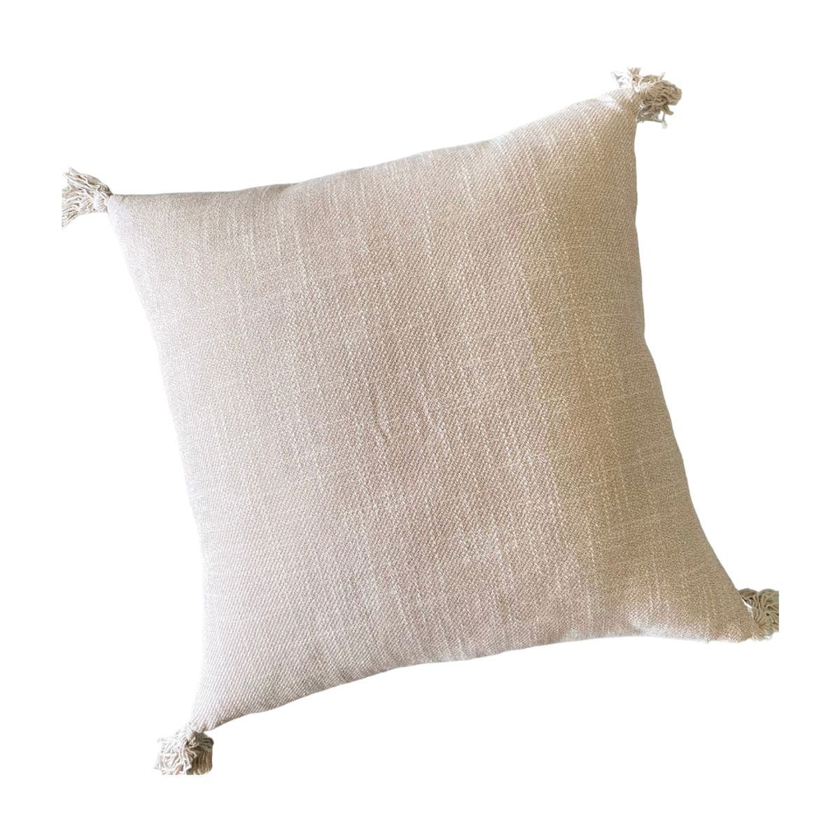 MANDIRHOME - Funda de Cojín Simple Crudo Cuadrada