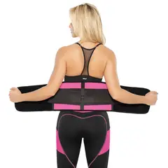 ANN CHERY - 2051 Latex Fit Fucsia Cinturilla de Avispa