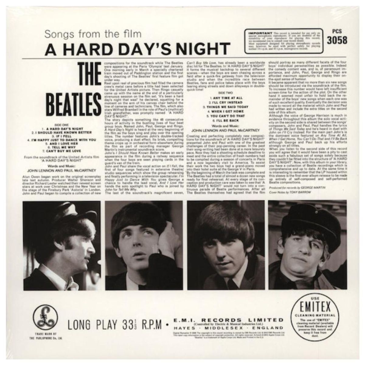 HITWAY MUSIC - BEATLES - A HARD DAY"S NIGHT - VINILO HITWAY MUSIC