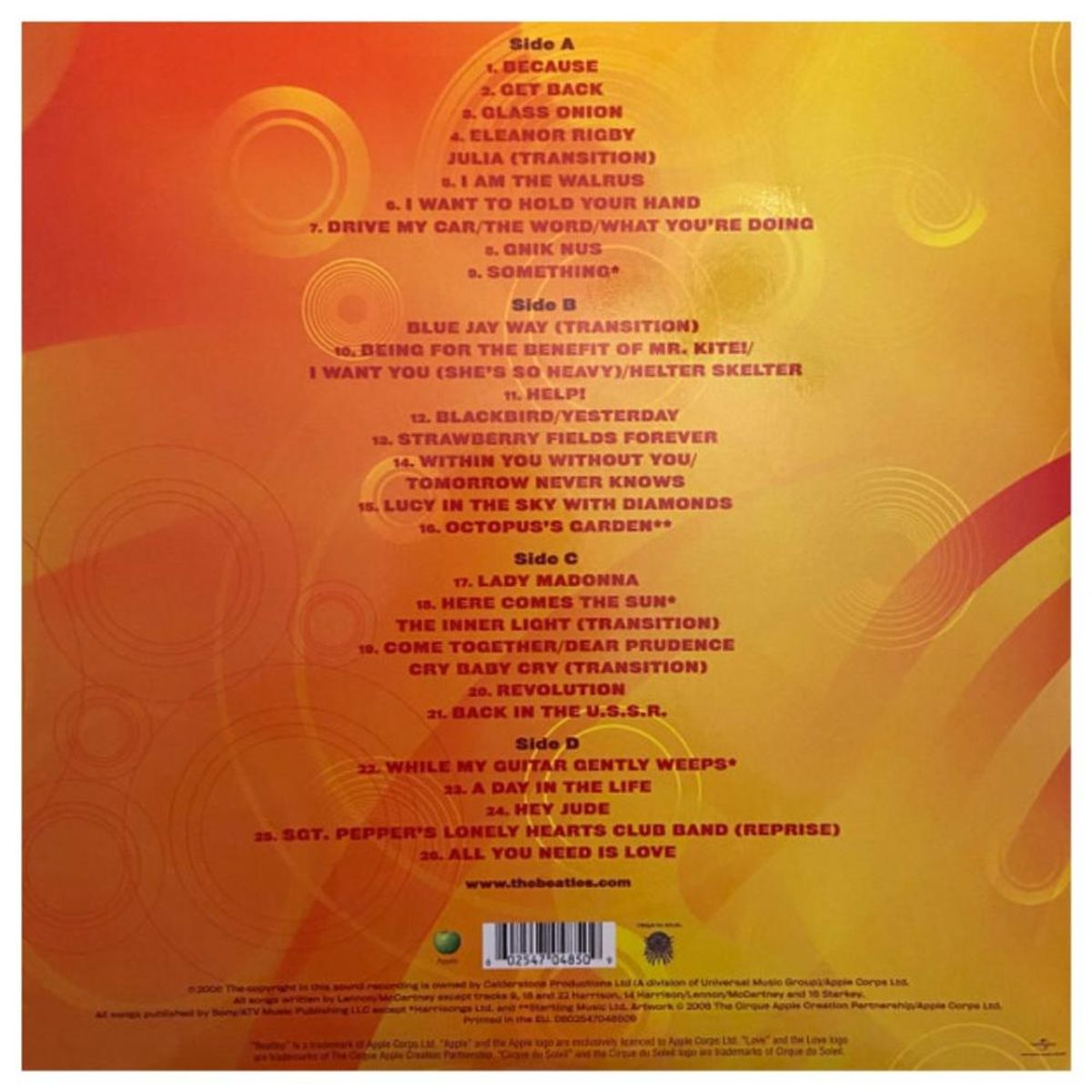 HITWAY MUSIC - BEATLES - LOVE (2LP) - VINILO HITWAY MUSIC